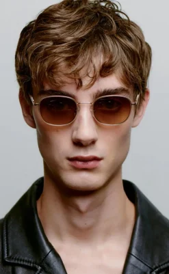 Clearance Solbriller - Hello - Matte Gold Solbriller