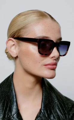 Solbriller - Nancy - Black Demi Tortoise Solbriller