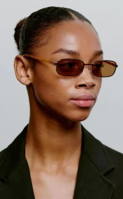 Outlet Solbriller - Noah - Gold Burnt Amber Solbriller