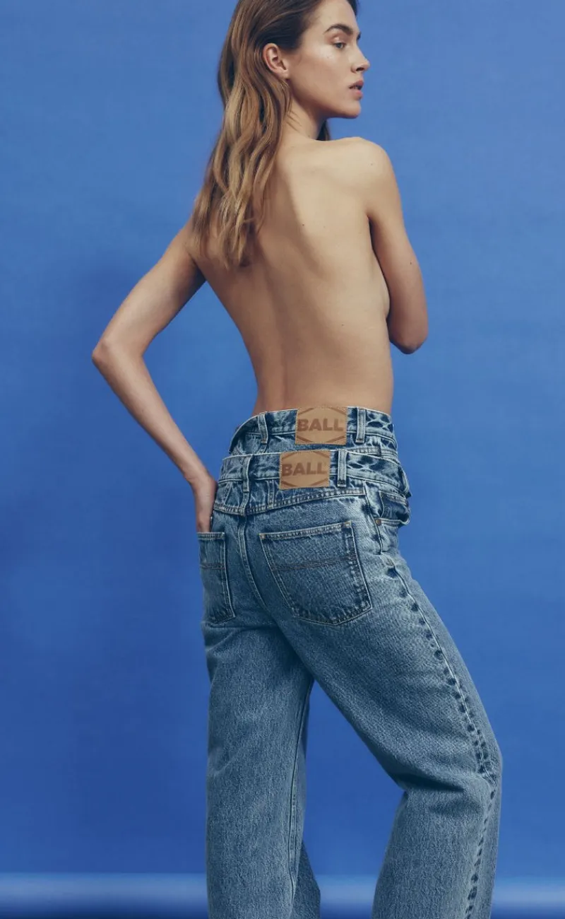 Hot Bukser - Serena - Marble Wash Bukser & Jeans