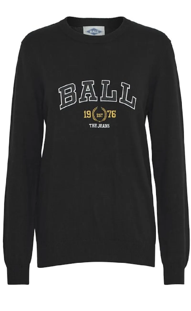 Clearance Striktrøje - D. Carter - Black Striktrøjer & Sweat