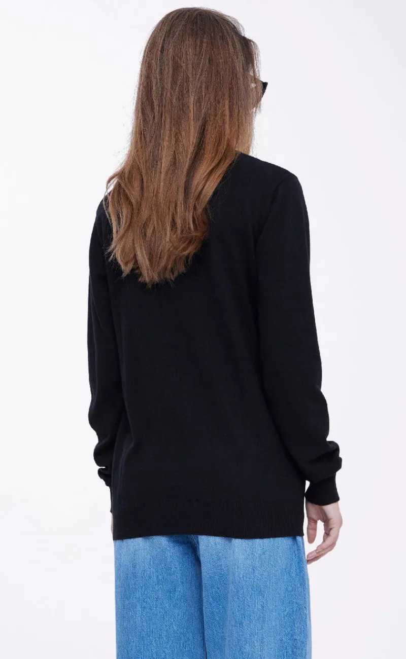 Clearance Striktrøje - D. Carter - Black Striktrøjer & Sweat