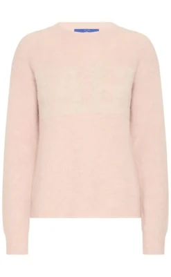 Outlet Striktrøje - Stacy - Mauve Chalk Melange Striktrøjer & Sweat