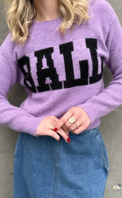 Striktrøje - Stacy - Purple Rose Striktrøjer & Sweat