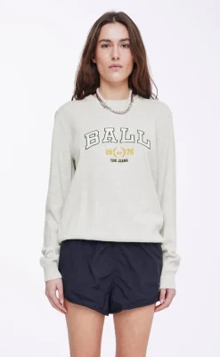 Best Striktrøje - D. Carter - White Melange Striktrøjer & Sweat