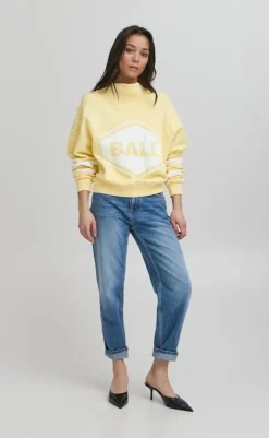 Sweatshirt - Fossati - Lemon Meringue Striktrøjer & Sweat