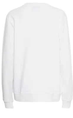 Outlet Sweatshirt -  L. Taylor - Bright White Striktrøjer & Sweat