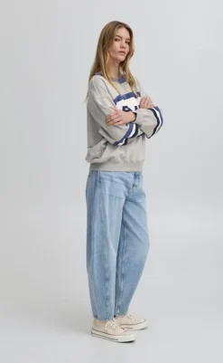 Clearance Sweatshirt - Luca - Windward Blue Striktrøjer & Sweat