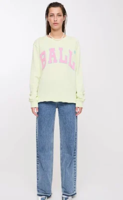 Outlet Sweatshirt - R. Aloma - Lemon Curd Striktrøjer & Sweat