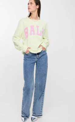 Outlet Sweatshirt - R. Aloma - Lemon Curd Striktrøjer & Sweat