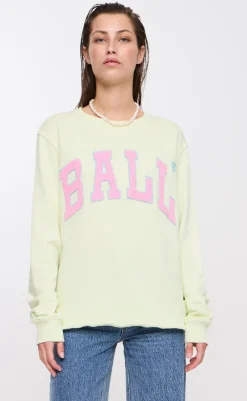 Outlet Sweatshirt - R. Aloma - Lemon Curd Striktrøjer & Sweat