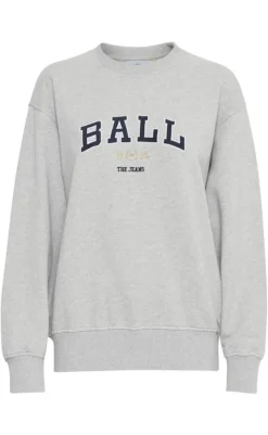 Sweatshirt - Taylor - Medium Grey Melange Striktrøjer & Sweat