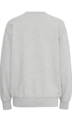 Sweatshirt - Taylor - Medium Grey Melange Striktrøjer & Sweat