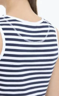 Discount Top - Altobelli - Skycaptain W. Blanc Stripe T-shirts & Toppe