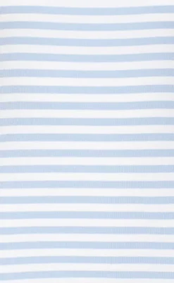 New Top - Altobelli - Blanc de Blanc w. Powder Blue T-shirts & Toppe