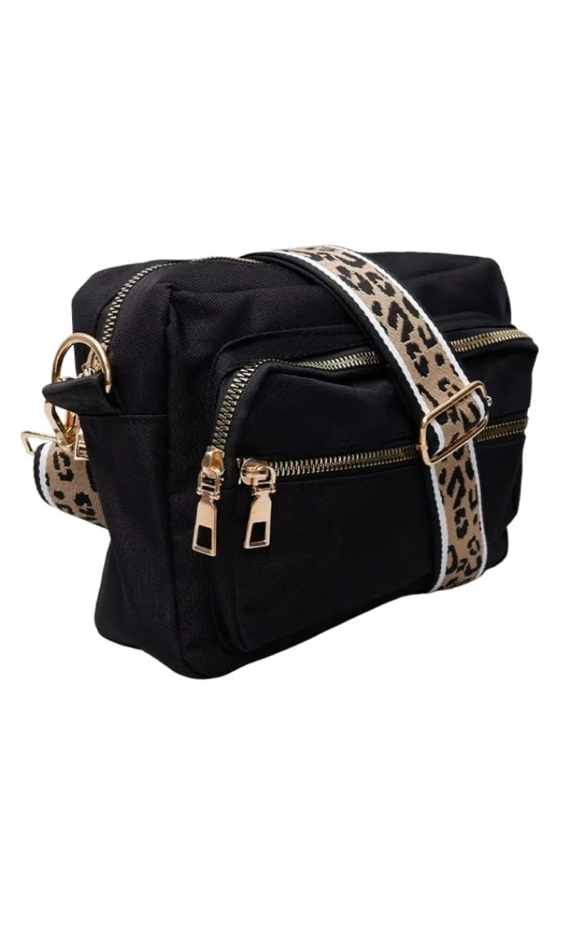 Black Color Taske - Vanda - Black w. Leo Tasker