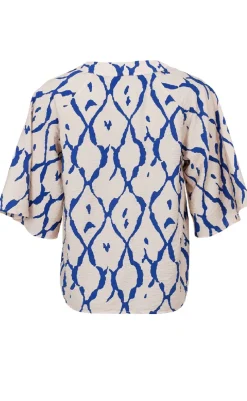 Sale Bluse - Chloe - Blue Bluser