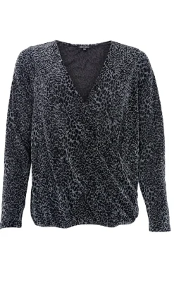 Discount Bluse - Chris Mesh - Silver Bluser