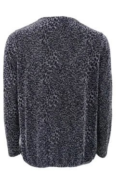 Discount Bluse - Chris Mesh - Silver Bluser