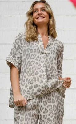 Clearance Bluse - Melina - Natural Leo Bluser