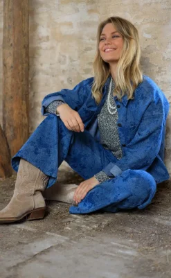 Discount Bukser - Fiola - Denim Blue Bukser & Jeans