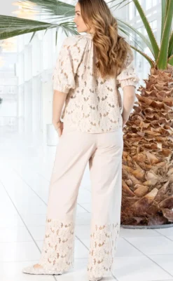 Clearance Bukser - Nelly Flower - Champagne Bukser & Jeans