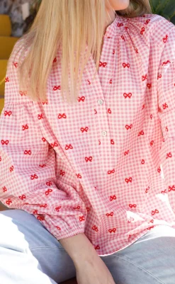 Sale Skjorte - Witty - Pink Bow Skjorter