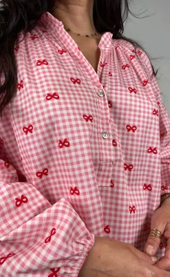 Sale Skjorte - Witty - Pink Bow Skjorter