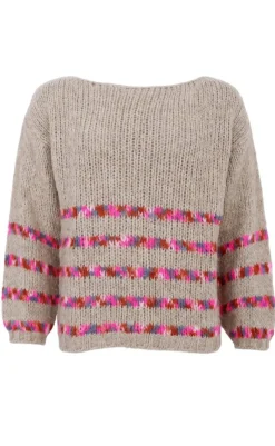 Outlet Strik - Shannie - Wheat Striktrøjer & Sweat