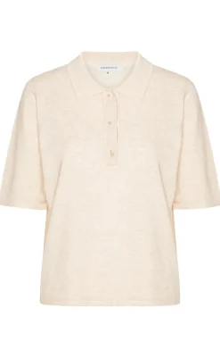 Sale Bluse - Diane Polo - Sand Bluser