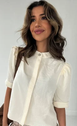 Best Bluse - Moe - Off White Bluser