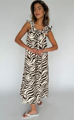 Clearance Kjole - Sasha - Zebra Kjoler