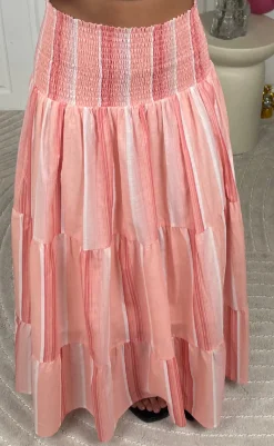 Discount Nederdel - Majse - Pastel Pink Nederdele