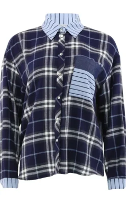 Sale Skjorte - Alice Mix - Blue Check Skjorter