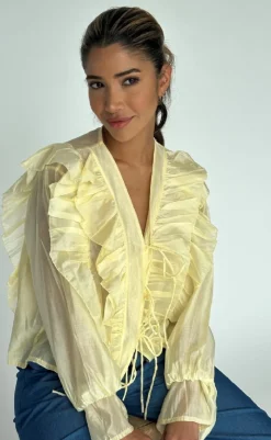 Best Skjorte - Citta - Light Yellow Skjorter