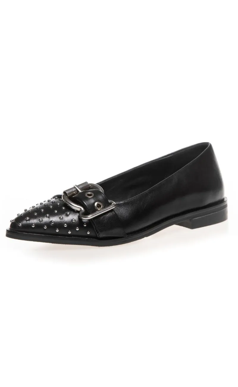Clearance Ballerinaer - As The Move - Black Loafers & Ballerinaer