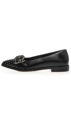 Clearance Ballerinaer - As The Move - Black Loafers & Ballerinaer