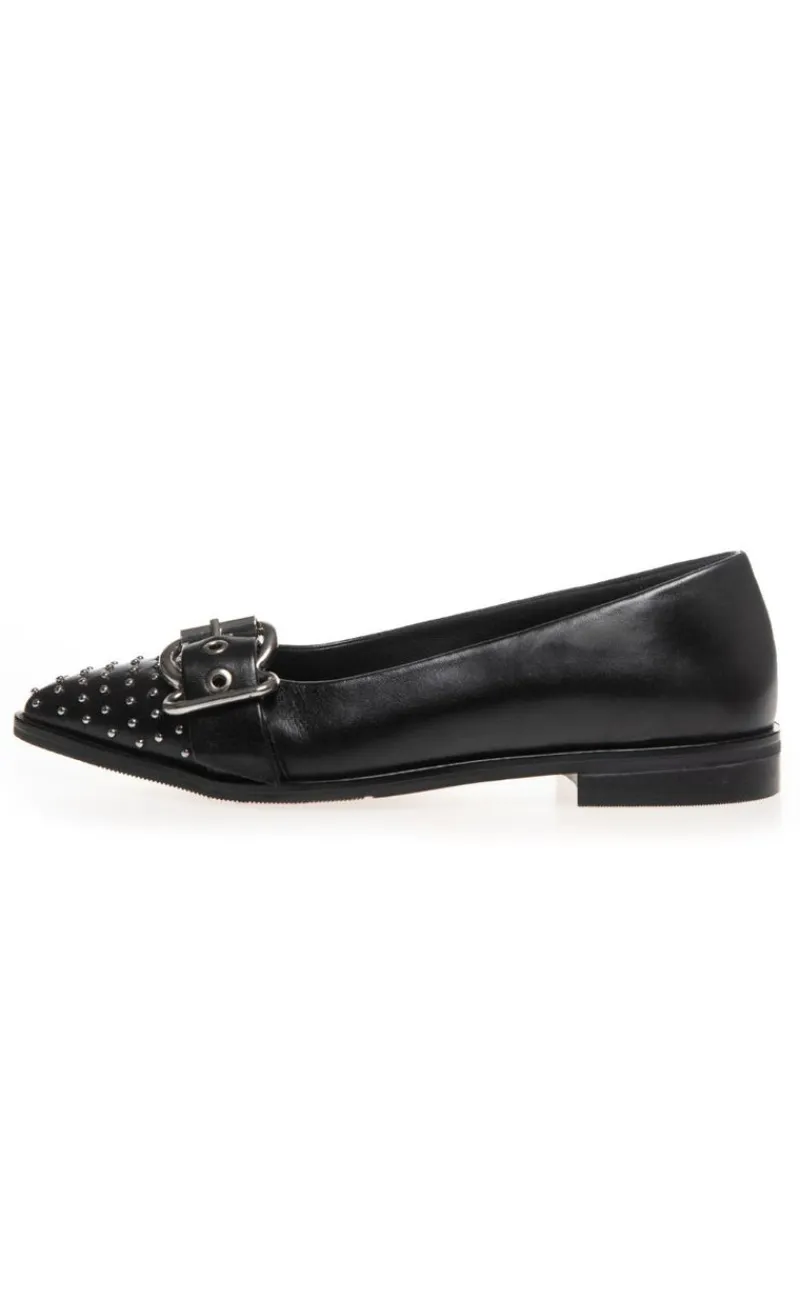 Clearance Ballerinaer - As The Move - Black Loafers & Ballerinaer