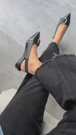 Online Ballerinaer - Call It Love - Black Loafers & Ballerinaer