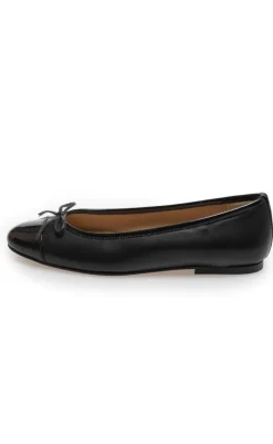 Hot Ballerina - Like Moving Patent Toe - Black Patent Loafers & Ballerinaer