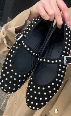 Discount Ballerina - For A While - Black Loafers & Ballerinaer