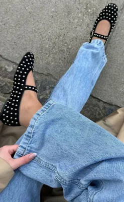 Discount Ballerina - For A While - Black Loafers & Ballerinaer