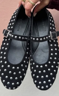 Discount Ballerina - For A While - Black Loafers & Ballerinaer