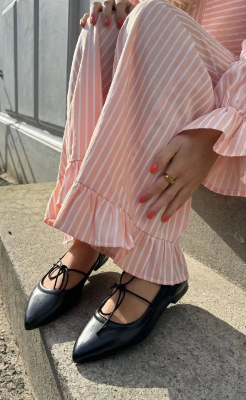 Discount Ballerina - A Beauty Blk - Black Loafers & Ballerinaer