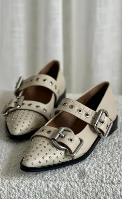 Discount Ballerinaer - Future Vibes - Beige Loafers & Ballerinaer