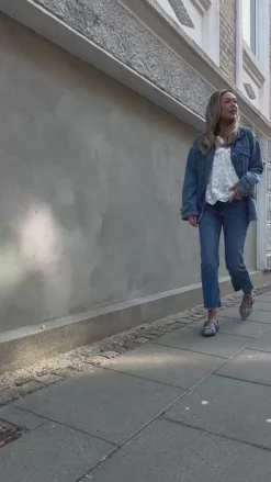 New Ballerinaer - Future Vibes - Blue Denim Loafers & Ballerinaer