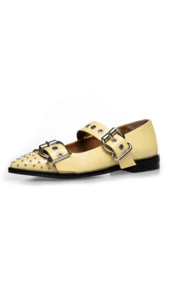 Sale Loafers - Future Vibes Pantent - Yellow Loafers & Ballerinaer