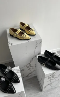 Sale Loafers - Future Vibes Pantent - Yellow Loafers & Ballerinaer