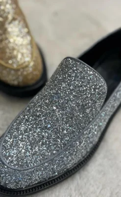 Hot Loafers - Loafer - Silver Loafers & Ballerinaer