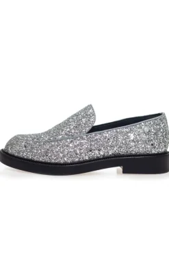 Hot Loafers - Loafer - Silver Loafers & Ballerinaer